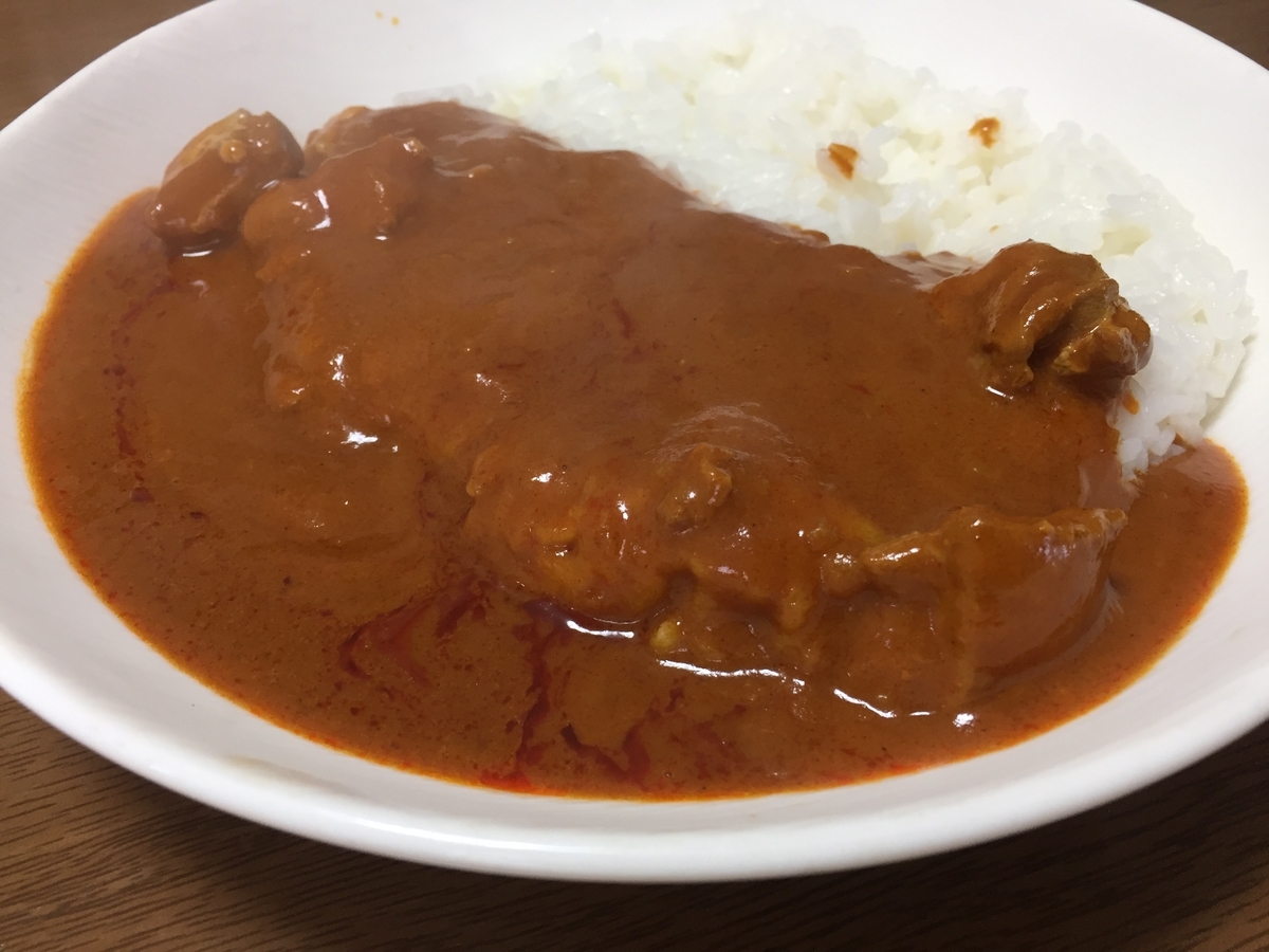 無印良品「バターチキンカレー」