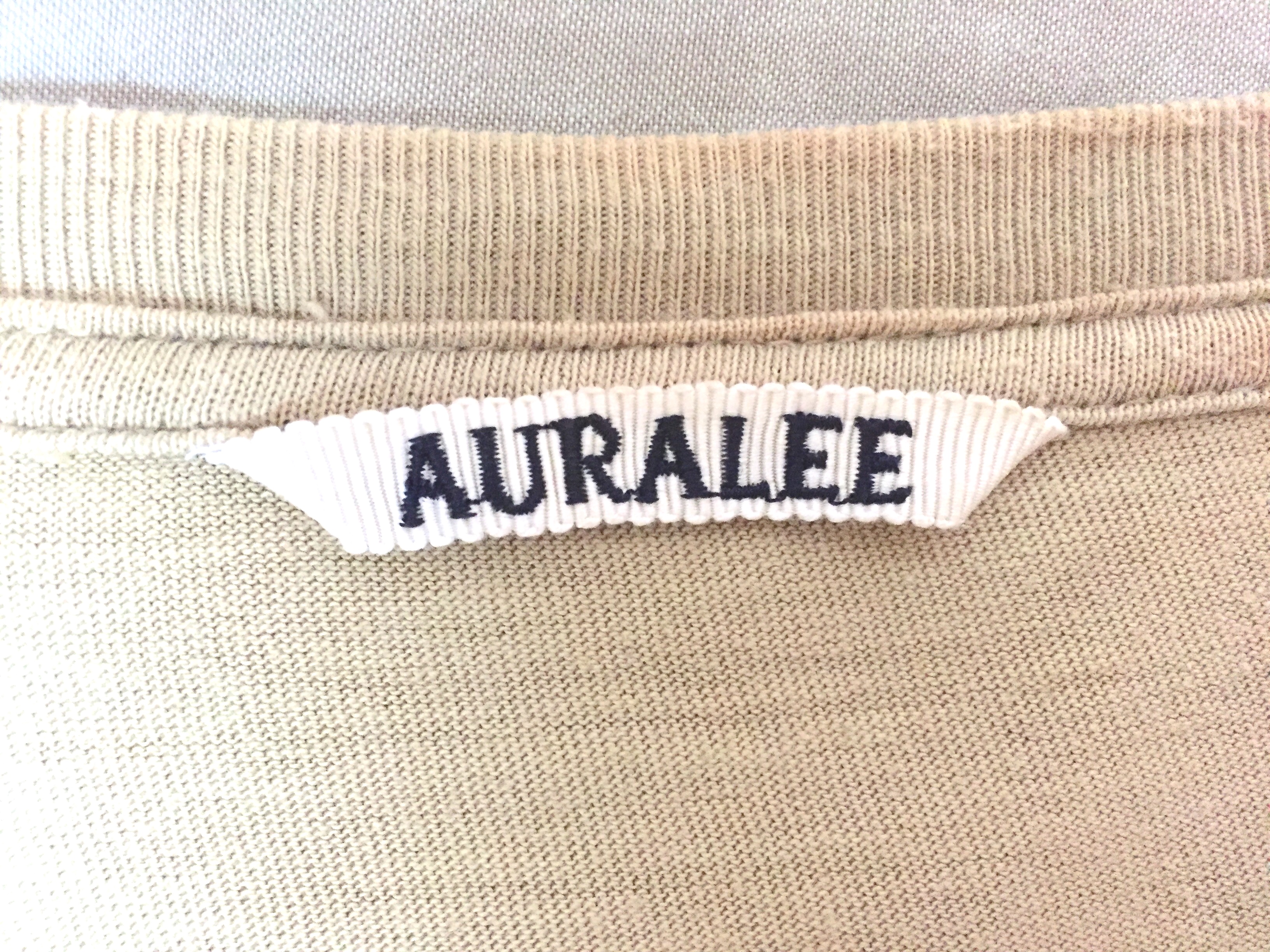 AURALEEの品質は本物。Tシャツ・カットソー類は特におすすめ