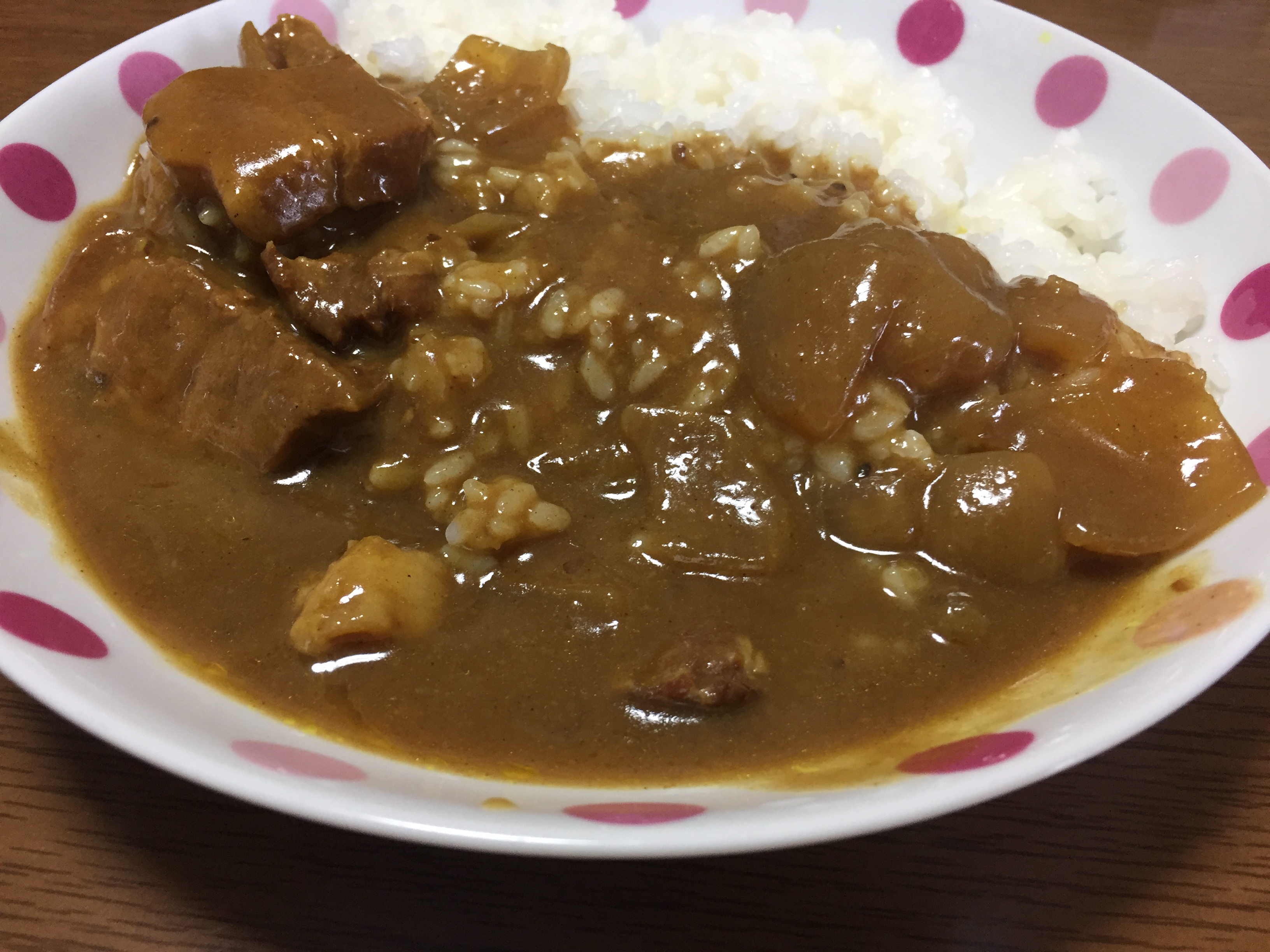 無印良品の豚肉と玉ねぎのカレー