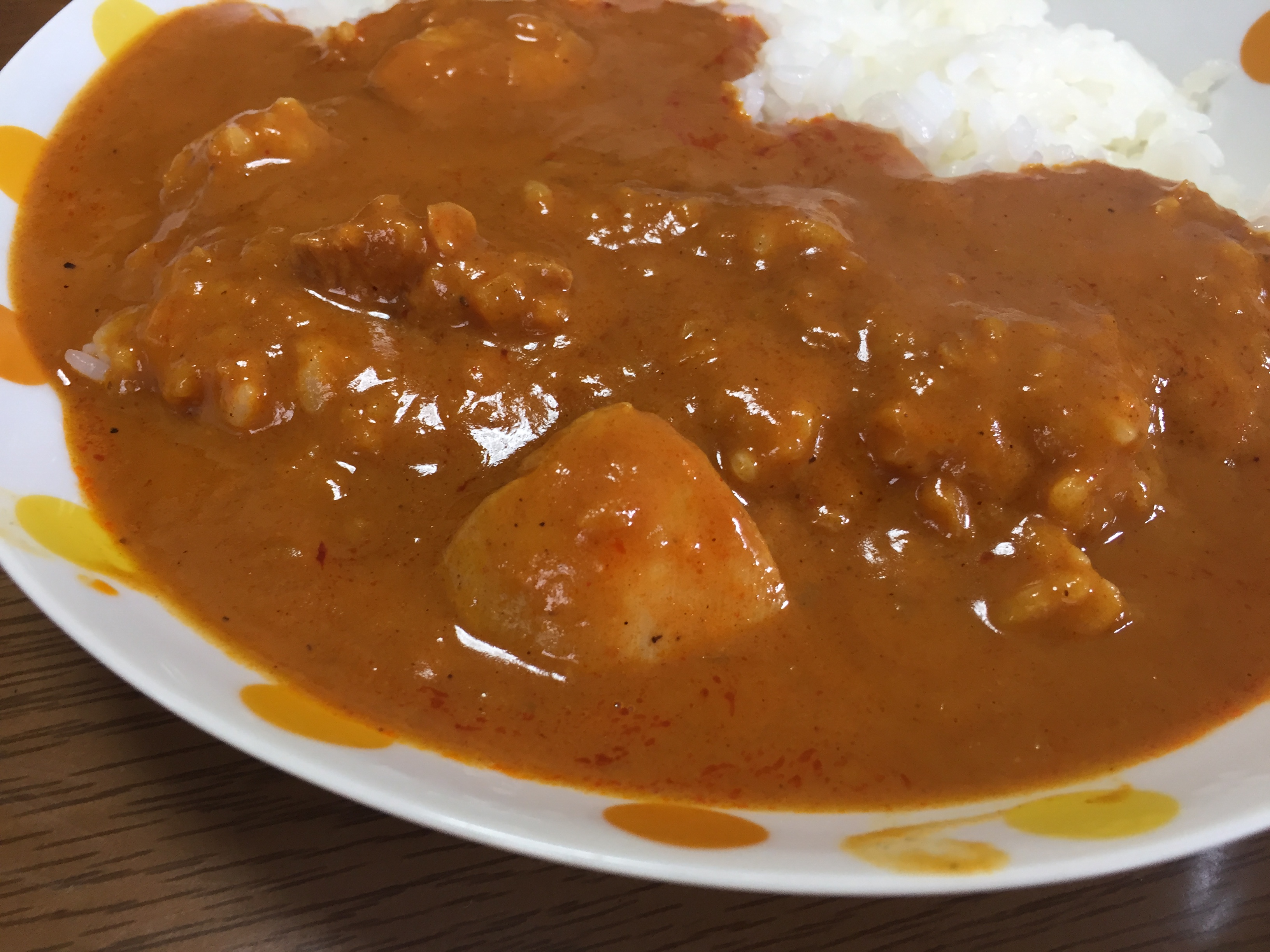 無印良品の復刻版バターチキンカレー