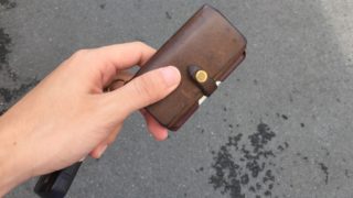 ブッテーロレザーのエイジング(Safujiの財布)